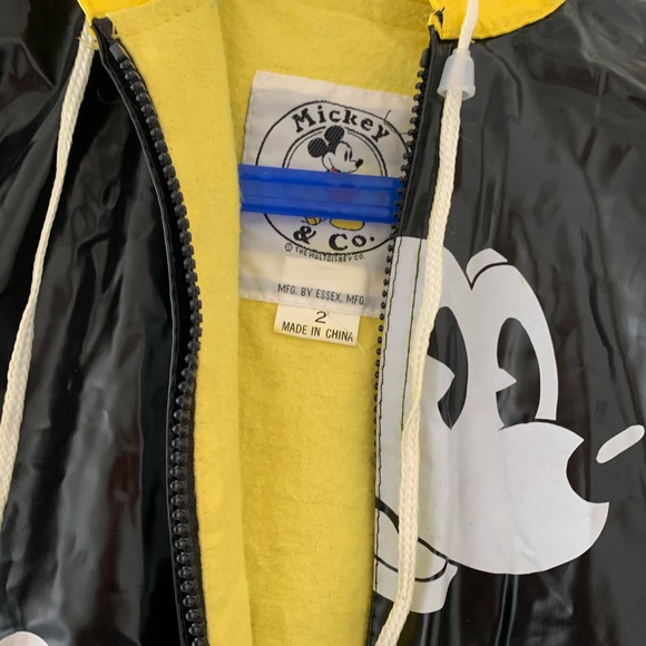 Vintage Mickey & co rain coat size 2 - Picture 8 of 11